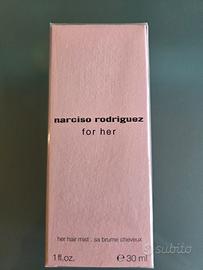 Narciso Rodriguez profumo per capelli