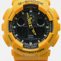 NUOVO Orologio Ana-Digi Casio G-Shock GA-100A-9ADR