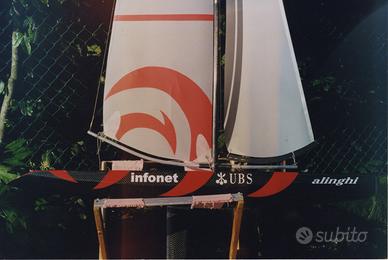 modellismo barca a vela carbonio