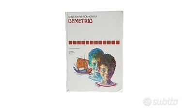 Romanzo "Demetrio", Romagnoli, illustrato,  rigido