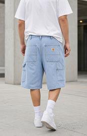 Bermuda Carhartt Uomo WIP Jeans Corti Denim