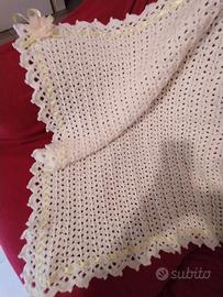 Copertina all'uncinetto per Carrozzina in Lana 🎀