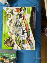 Dinosaur track toys