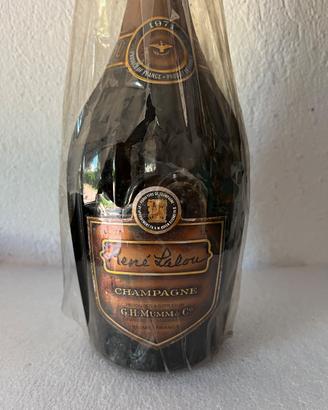 Champagne GH  Mumm renè  lalou 1971