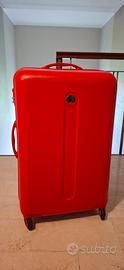 Valigia trolley media rigida Delsey rossa