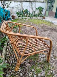 tavolo e poltrona vimini