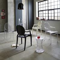 Set di 2 sedie poltroncine Louis Ghost Kartell