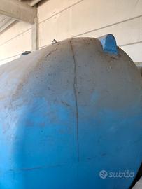 Cisterna di raccolta acqua potabile.