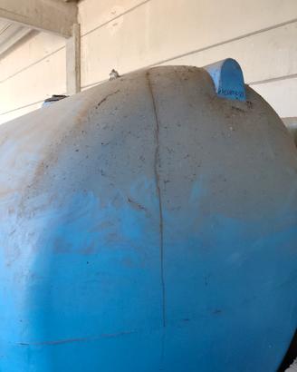 Cisterna di raccolta acqua potabile.