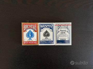 Set 3 Mazzi di Carte Sigillati Bicycle-Phoenix new