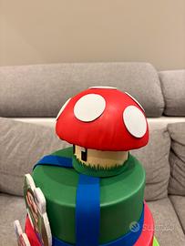 Torta finta tema Super Mario