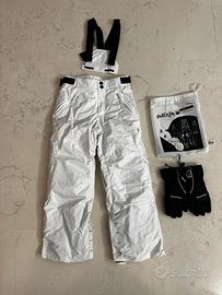 Pantaloni da sci e guanti