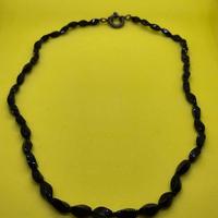 collana tormalina nera naturale 45cm