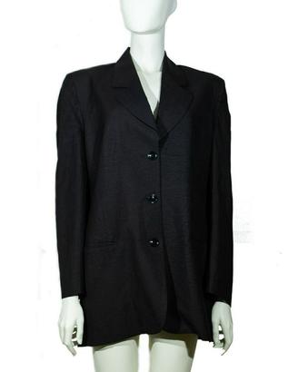 Giacca di lino da donna nera - tg. L