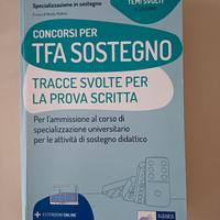 Libro tfa sostegno: tracce svolte