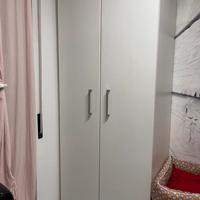 Armadio ante battenti 235x100x60 bianco
