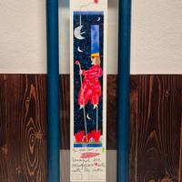 serigrafia firmata delle poesie di Pablo Neruda