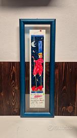 serigrafia firmata delle poesie di Pablo Neruda