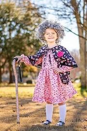 COSTUME NONNA X BAMBINA RAGAZZA 150CM CAPPUCCETTO 