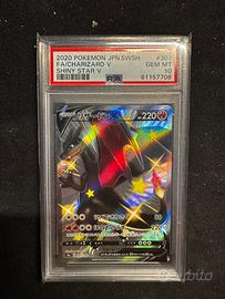 Pokemon Charizard shiny star V s4a 307 jap psa 10