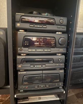 impianto stereo a torre Pioneer