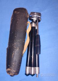 treppiedi vintage cromato con custodia 