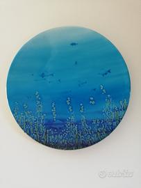 Centro tavola in porcellana lavorato a mano