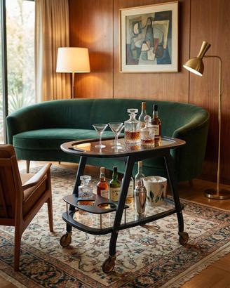 Carrello bar portavivande Cesare Lacca design