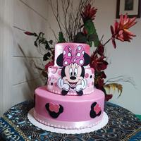 torta Minnie gomma eva