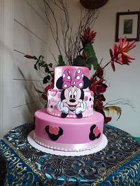torta Minnie gomma eva