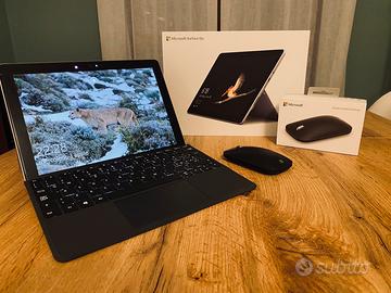 Microsoft Surface Go + Type cover + Mouse