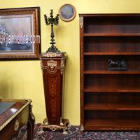 Libreria a giorno intarsiata stile Napoleone III