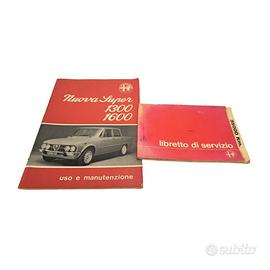 Libretto uso e manutenzione Alfa Romeo Giulia 1977