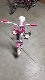 bicicletta con ruotino per bambina