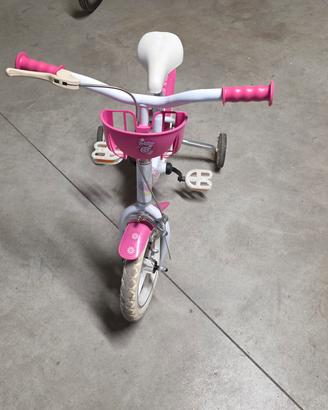 bicicletta con ruotino per bambina