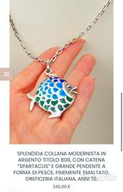 Collana argento