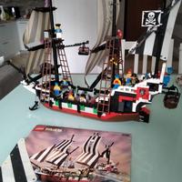 Set lego pirati 6286 completo con figure e istruzi