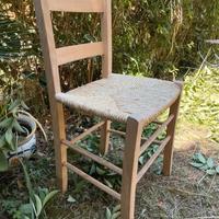 sedie artigianali in legno