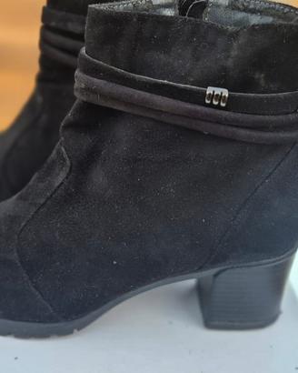 Stivaletti neri eur 40 da donna con tacco