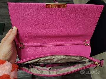 Borsa a portafoglio fucsia