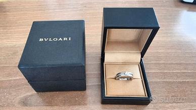 Fede anello Bulgari B zero.1 con diamanti e oro b