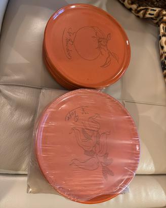 Servizio piatti in terracotta
