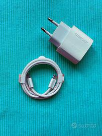 Cavo 60W usb-c/usb-c Apple + Caricatore Apple 20W