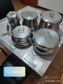 Batteria pentole BARAZZONI inox