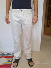 Pantaloni bianchi uomo SLAM