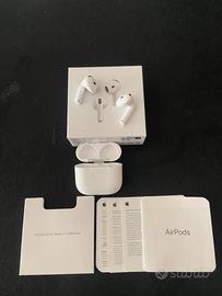 Airpods 4 con cancellazione del suono attiva