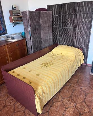 letto singolo con contenitore altro letto