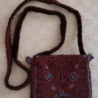 Borsetta in velluto e strass