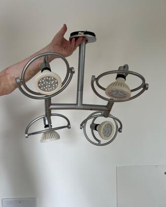 Lampadario faretti led  a soffitto 