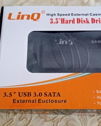 Box Esterno Hard Disk 3.5" SATA USB 3.0 LinQ